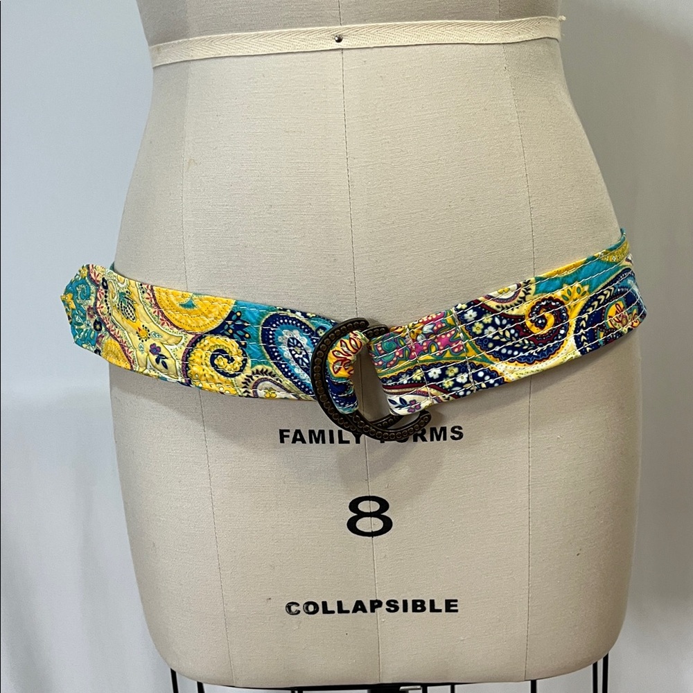 J. Crew Vibrant Paisley Cotton belt
